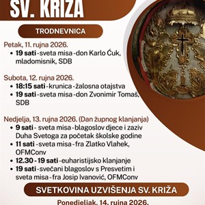 ​Proslava župne svetkovine Uzvišenja Svetoga Križa u Lukarišću